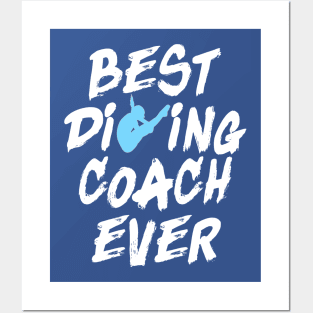 Best Diving Coach Ever Springboard Diving Trainer Gift Posters and Art